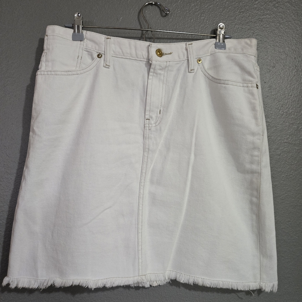 Polo Ralph Lauren White Gigi Mini Skirt Size 12